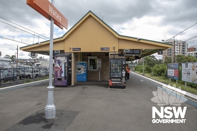 Waitara Railway Station Group - South east end and awnings
