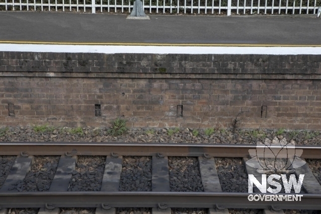 Bargo Railway Station - Platform brickwork