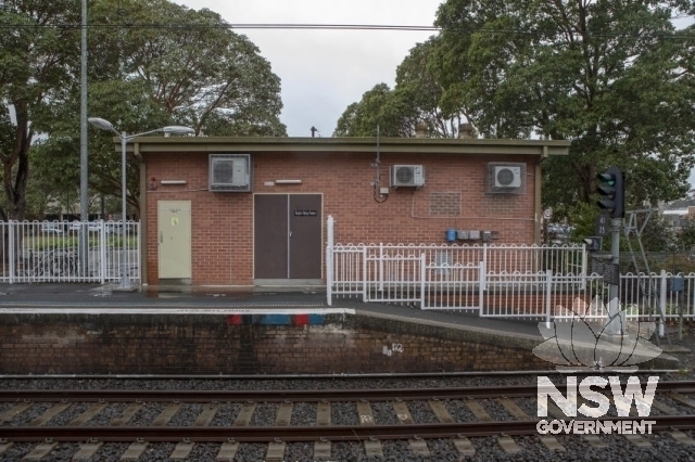Dapto Railway Station Group - Relay room on platform 2