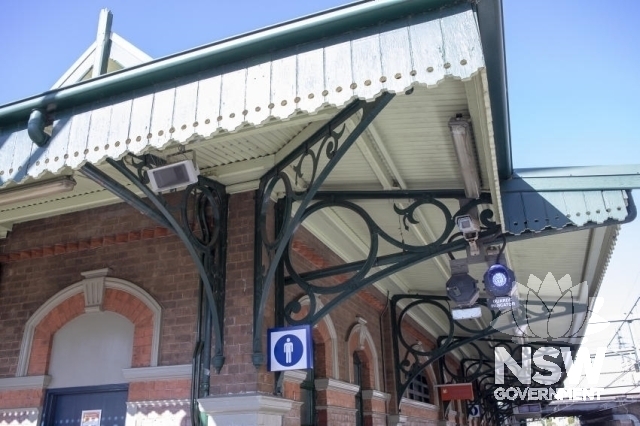 Canterbury Railway Station Group - Under awning corner brackets detail