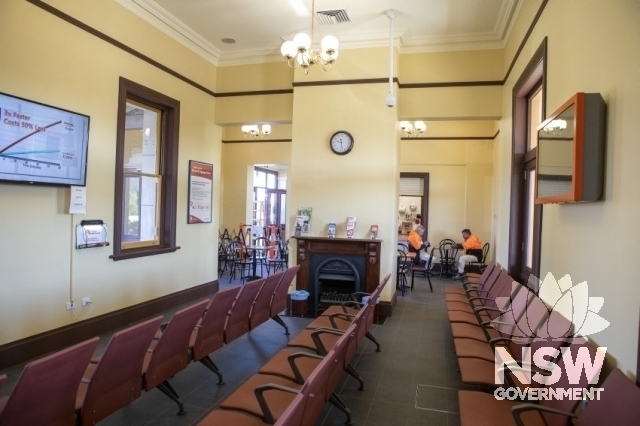Dubbo Railway Precinct - Internal view of the waiting room