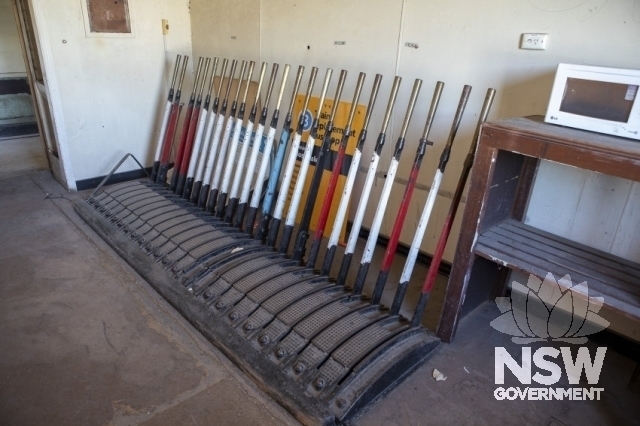 Marulan Railway Precinct - Signal Box levers
