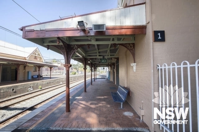Tempe Railway Station - Platform 1, North elevation
