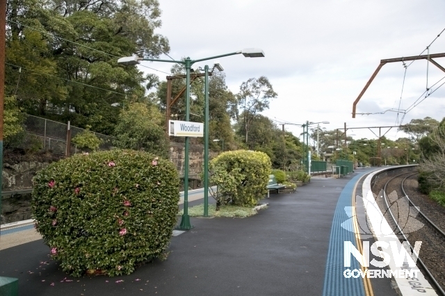 Woodford Railway Station Group - Platform west end