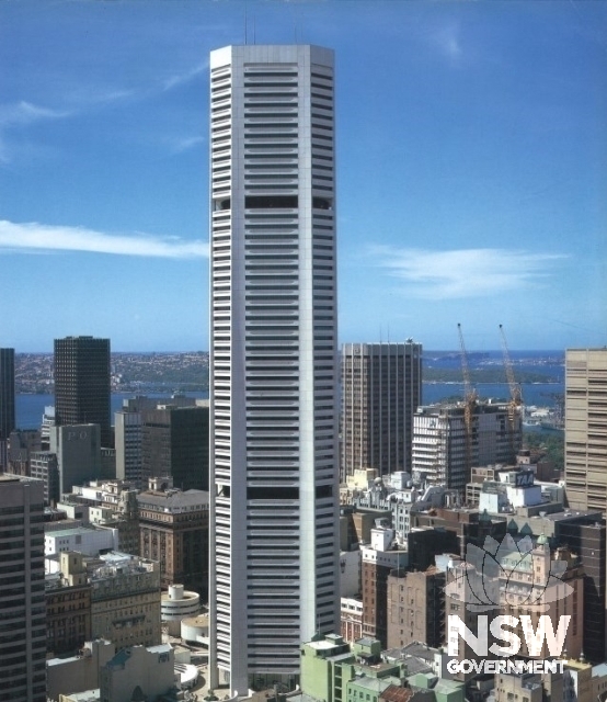 The MLC Centre tower photographed shortly after completion