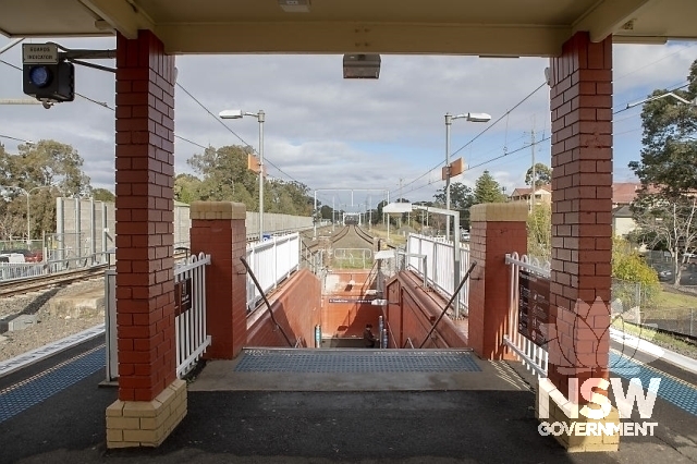 Carramar Railway Station Group - Subway entrance on the west end of platform.