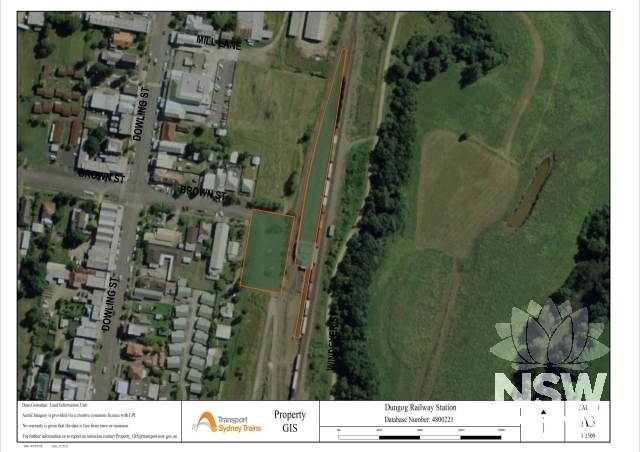 Dungog Railway Station Group Curtilage Plan