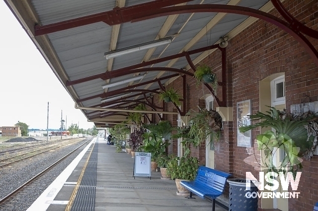 Kempsey Railway Station - Station awning