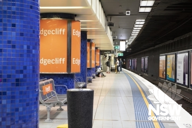 Edgecliff Railway Station - Platforms and station design