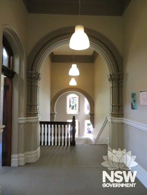 Building I: First Floor level of main staircase and corridor