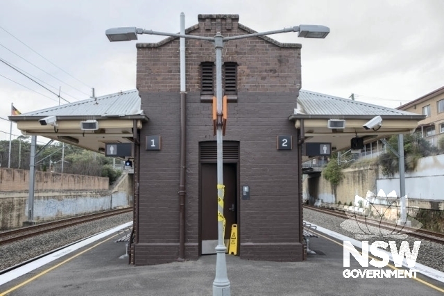 Bardwell Park Railway Station Group - Platform Building, western elevation.