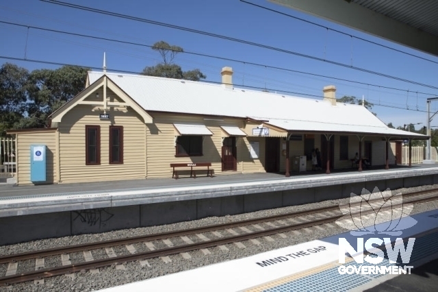Bulli Railway Station Group - Platform 2 building from Platform 1.