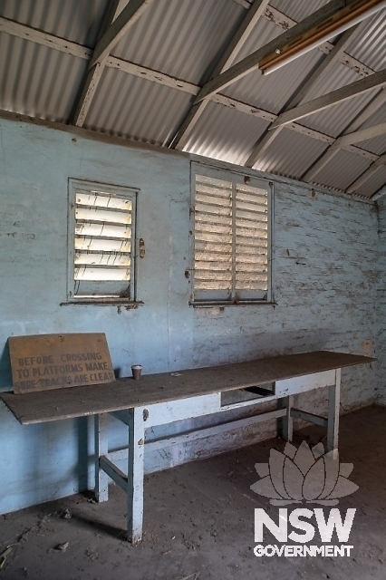 Branxton Railway Station Group - Interior of the lamp room.