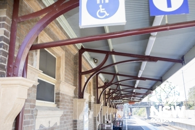 Bulli Railway Station Group - Platform 1 awning detail.
