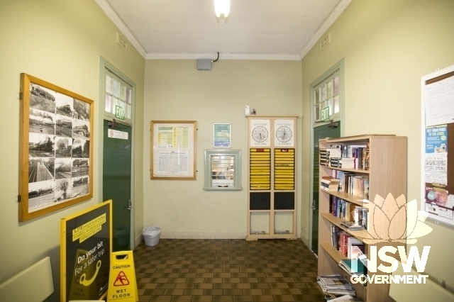 Lawson Railway Station - Waiting room