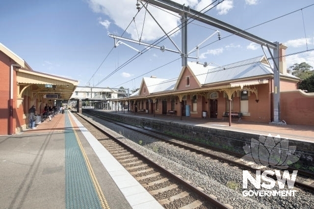 Arncliffe Railway Station - Platform 3 with platform 2 to the right of picture.
