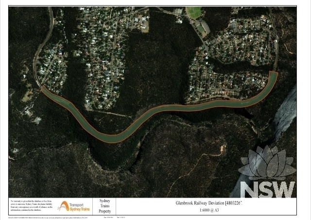 Glenbrook Railway Deviation 4803226 Curtilage Map