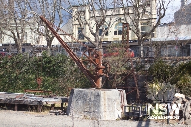 Katoomba Railway Station and Yard Group - Crane