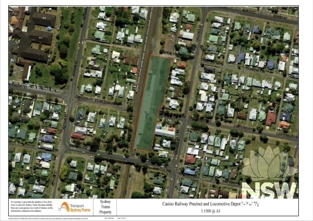 Casino Railway Precinct and Locomotive Depot Heritage Curtilage Plan