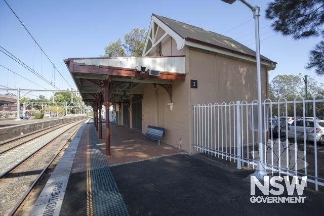Tempe Railway Station - Platform 1, North elevation