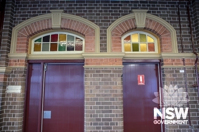 Marrickville Railway Station Group - Brickwork and window detail Platform 1
