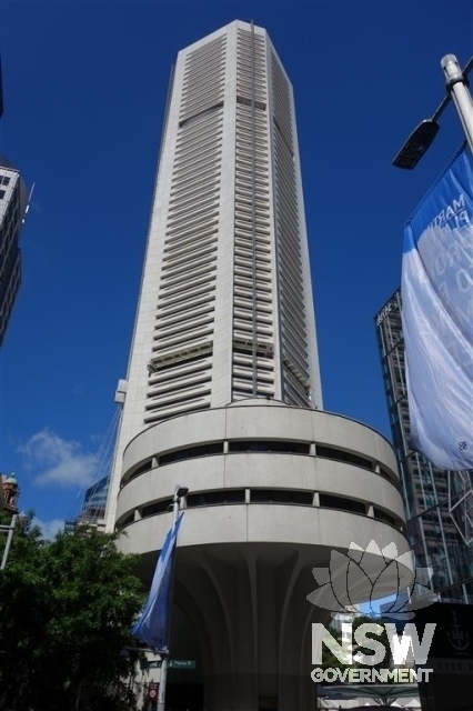 MLC Centre viewed from Martin Place with CTA building in the foreground