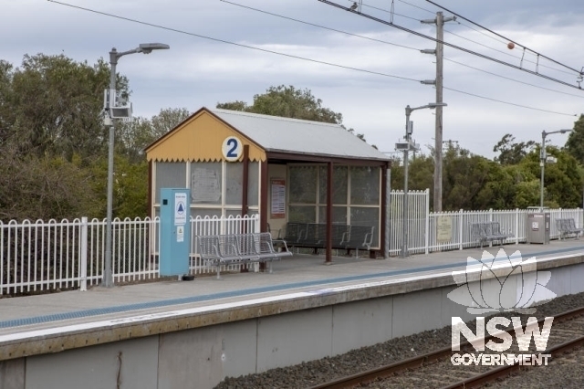 Albion Park Railway Station Group - Platform 2 shelter