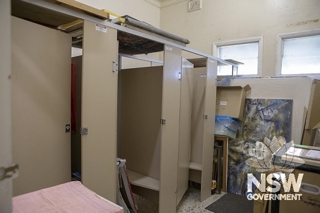 Thirroul Railway Crew Barracks - Internal bathroom area.