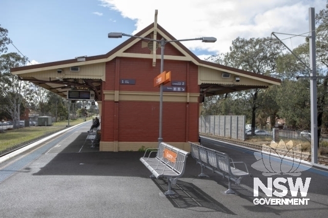 Carramar Railway Station Group - Platform Building, west elevation.