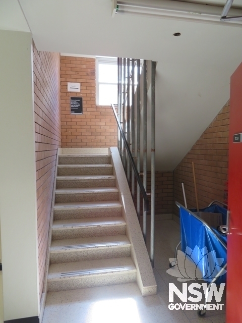 Block T2B: Base of stair from Ground to First Floors
