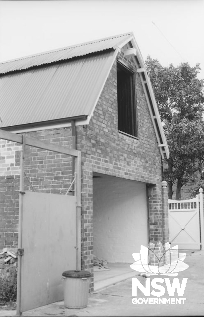 1982 photo of the rear structure