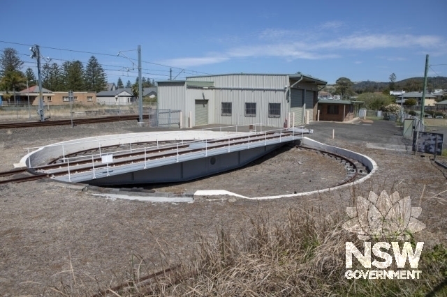 Kiama Railway Station Group - The turntable south of the station.