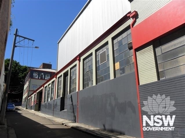 North elevation on Dawson Street viewed from the west showing the Clisdell Street corner