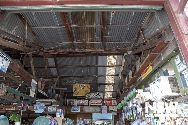 Carlingford Produce Store - Internal construction over the weighbridge.