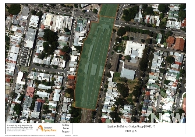 Erskineville Railway Station Group 4801158 Curtilage Map