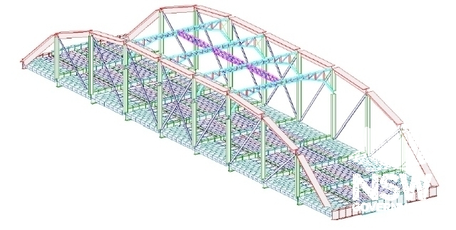Rocket St Bridge- 3D Model