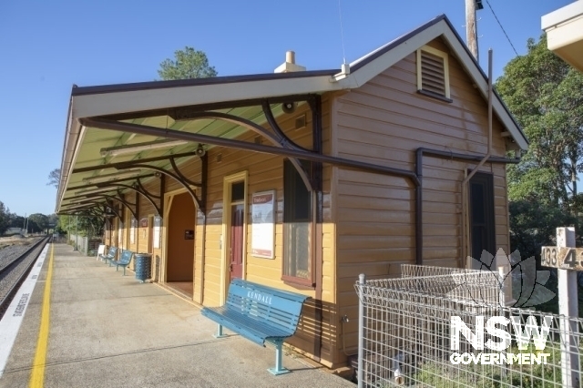Kendall Railway Station - Station building southern elevation