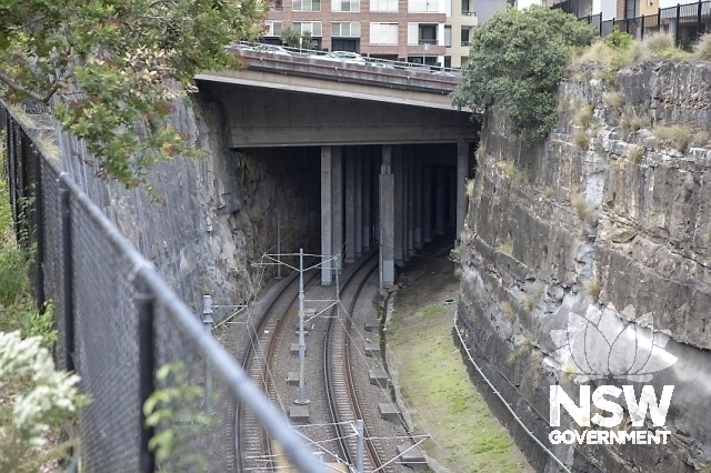 Pyrmont Railway Cuttings,Harris Street overbridge.