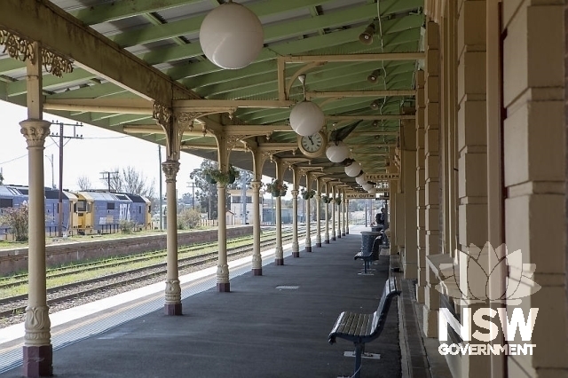 Junee Railway Precinct - Under awning detail.