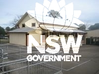 Casuarina School Building B00C (former weather shed) viewed from the north east.