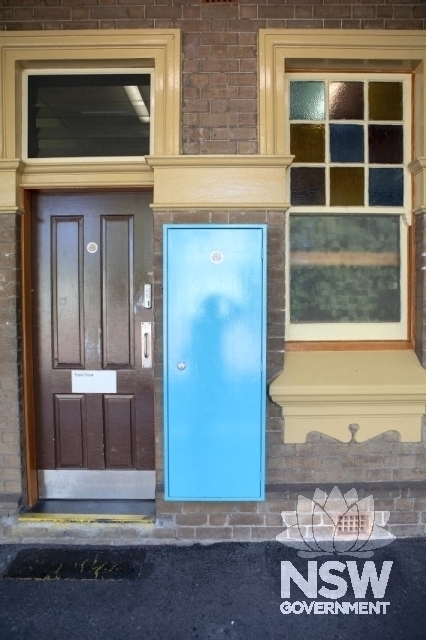 Mortdale Railway Station Group - External door and window.