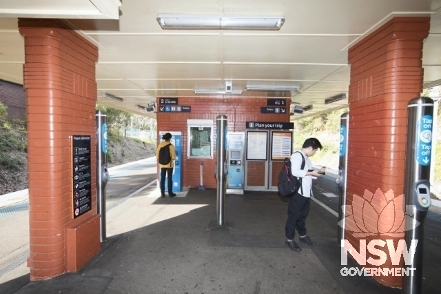 Caringbah Railway Station Group - Entrance and Ticket Area.