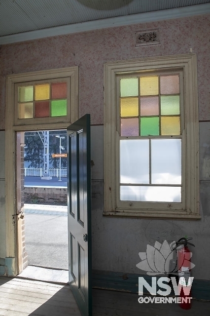 Marrickville Railway Station Group - Platform 2, window and door.