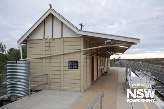 Ivanhoe Railway Precinct - eastern elevation of station building with gable end