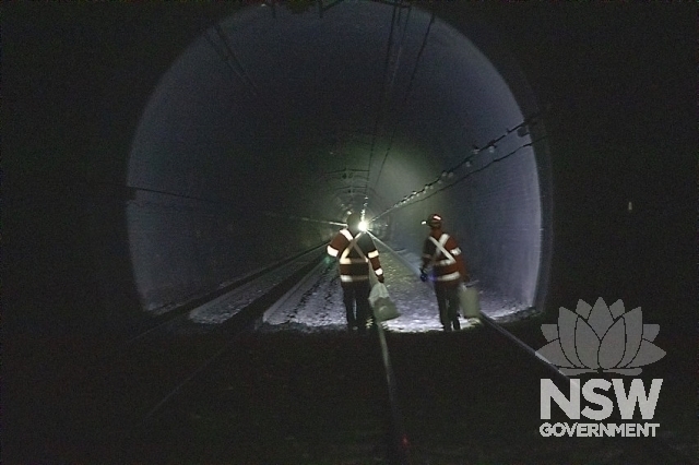 Woy Woy Railway Tunnel - Inside the tunnel
