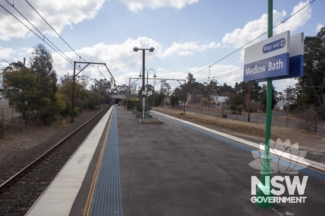 Medlow Bath Railway Station Group - Platform looking north