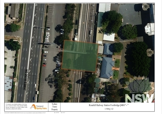 Rosehill Railway Station Footbridge 4801762 Curtilage Map