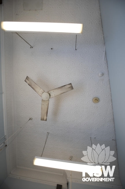 Sydenham Railway Station Group - Original ceilings in Platform 2/3 office