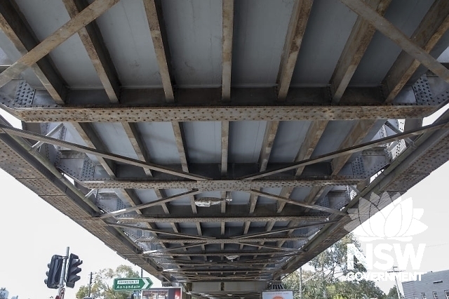 Annandale (Johnston Street) Underbridge - Underside of the bridge.