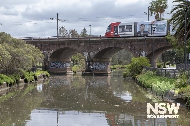 Glebe Viaducts (Jubilee Park/ Wentworth Park) - Jubilee Park, over Johnsons creek, southern side